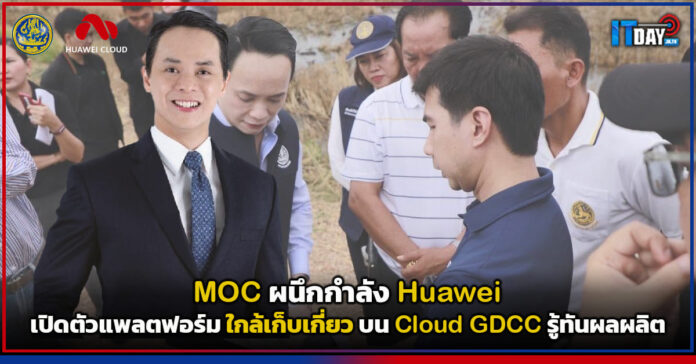 Cover MOC ผนึกกำลัง Huawei เปิดตัวแพลตฟอร์ม ใกล้เก็บเกี่ยว บน Cloud GDCC รู้ทันผลผลิต Huawei