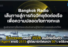 NT ยกระดับ “Bangkok Radio” เชื่อมข่ายสื่อสารชายฝั่ง 24 สถานี เฝ้าระวังภัยทางทะเล 24 ชั่วโมง หนุนมาตรฐาน IMO NT